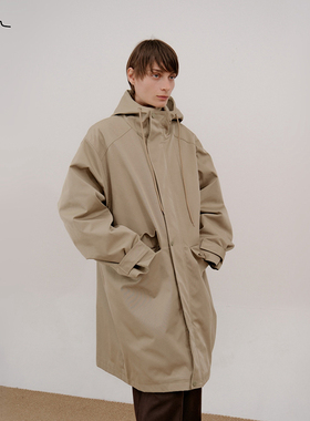 COLN低温coming别担心有防风连帽可脱卸内胆夹棉棉服风衣抵挡寒流