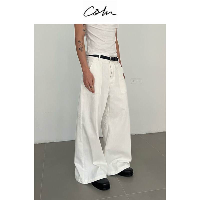 COLN大口袋宽松喇叭裤不夸张却也应付夏秋穿搭不板正足够时髦有品,男装,休闲裤,淘宝优惠券,粉丝福利购,淘宝优惠卷
