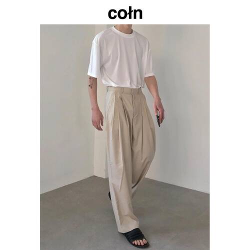 COLN西装裤直筒裤极简风