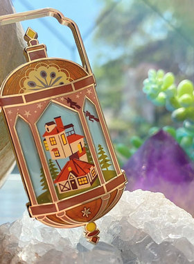 同人周边 madunicorn太太系列 韦斯莱陋室陋居徽章提灯款