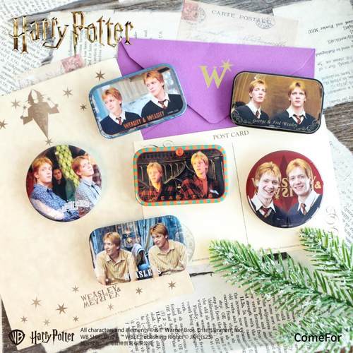 正版官谷韦斯莱双子系列徽章