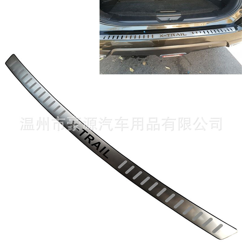 适用日产奇骏后护板不锈钢踏板