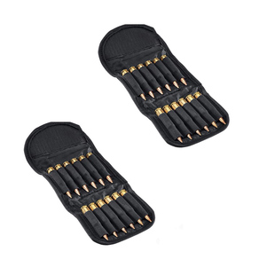 户外霰弹枪打猎12颗子弹袋 猎枪包附件包MOLLE腰挂战术散弹包