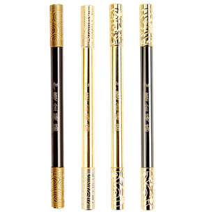 如意金箍棒笔黄铜属中性笔商务精品高档签字学生笔帽带磁吸力