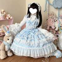 【 Love and Palpitations 】 Korean girl's original Lolita dress, wedding dress, JSK dress, Lolita princess dress thumbnail 4