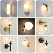 北欧床头灯壁灯卧室过道玄关店铺客厅电视背景墙壁灯led简约现代