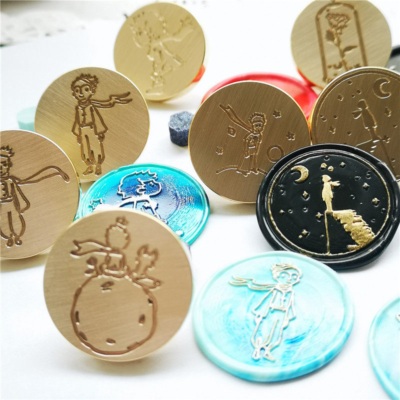 小王子系列火漆印章头复古火漆封蜡印信封请帖封口蜡章生日小礼物