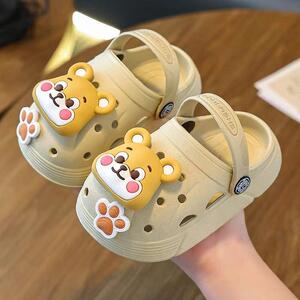 【历史】儿童拖鞋洞洞鞋男宝宝超软男童包头外穿沙滩防滑可爱