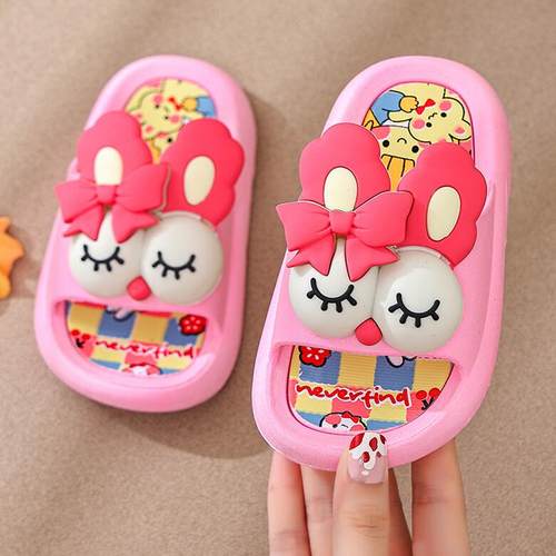 女童卡通夏季踩屎感儿童拖鞋防滑