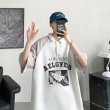 2022夏装新款时尚针织衫男士短袖POLO衫宽松T恤衫TX827-P45控68，男装Polo衫，电商A006