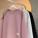 2025春装新款圆领宽松情侣长袖t恤衫男士潮流百搭卫衣 W9905-P35,男装T恤,电商A006,电商基地 2025春装新款圆领宽松情侣长袖t恤衫男士潮流百搭卫衣 W9905-P35,男装T恤,电商A006,电商基地