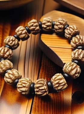 天然牦牛骨手串男女款