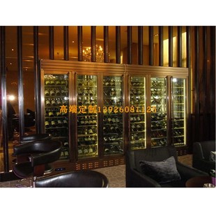 家装 不锈钢洋酒架红酒柜专业生产厂家私人定制 别墅 酒店