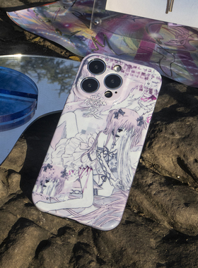 PlayGirl怪诞涂鸦抽象梦幻小众艺术手机壳适用于苹果iPhone14个性15proMax粉色13/12全包边安卓型号定制