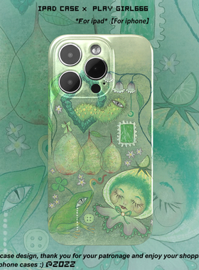 PlayGirl奇幻精灵童话风适用iPhone17promax手机壳苹果16pro梦幻15plus可爱14绿色13mini华为mate70安卓定制