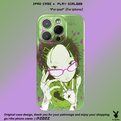 PlayGirl原宿风土酷街头y2k千禧可爱手机壳适用苹果iPhone17promax新款亮面菲林硬壳辣妹全包边安卓畅享华为