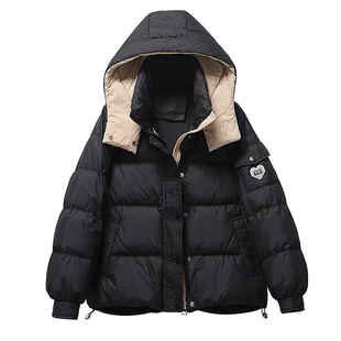 短款羽绒服少女新款高初中学生青少年韩系学院风洋气冬装外套