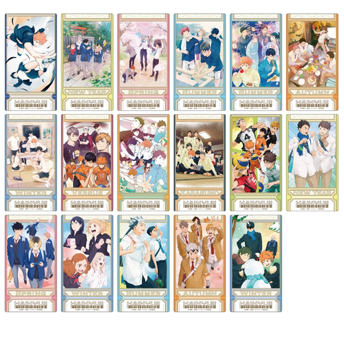 漫魂 现货 ensky 排球少年 视觉图 门票风透卡 票根卡片 盲抽款