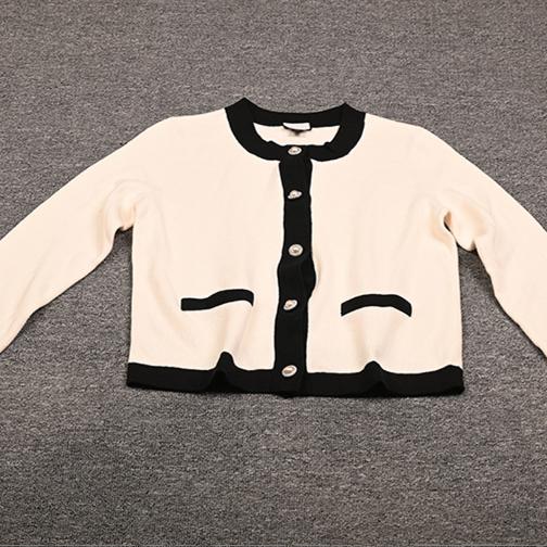 慵懒风棉羊毛针织衫TBS套头开衫