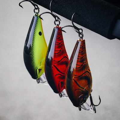 ARK CT1.5/CT2.5 噪音浅层方舌板胖子 CRANKBAIT 远投三本钩 硬饵