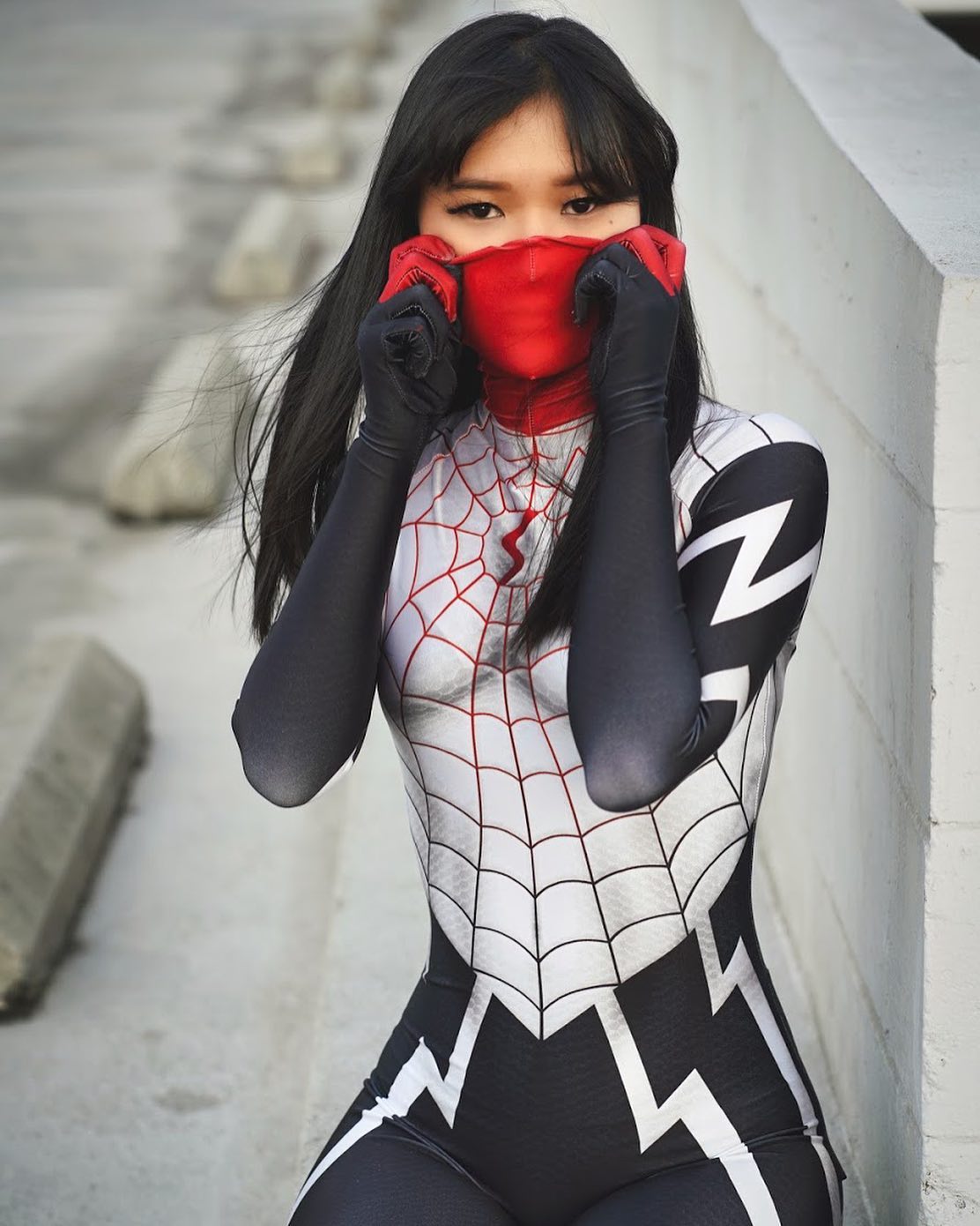 成人儿童女款蒙面蛛丝蜘蛛侠连体紧身衣Spiderman Cosplay服-封面