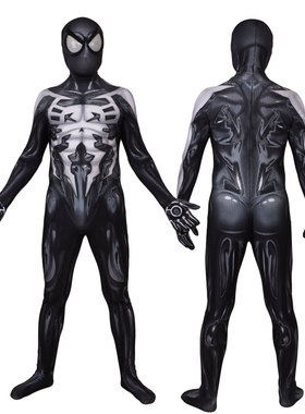 黑色毒液2099蜘蛛侠连体紧身衣漫威Spiderman Cos二次元扮演服