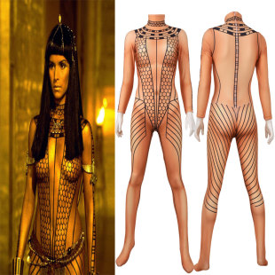 万圣节女款成人儿童The Mummy 木乃伊归来Cosplay连体紧身衣扮演
