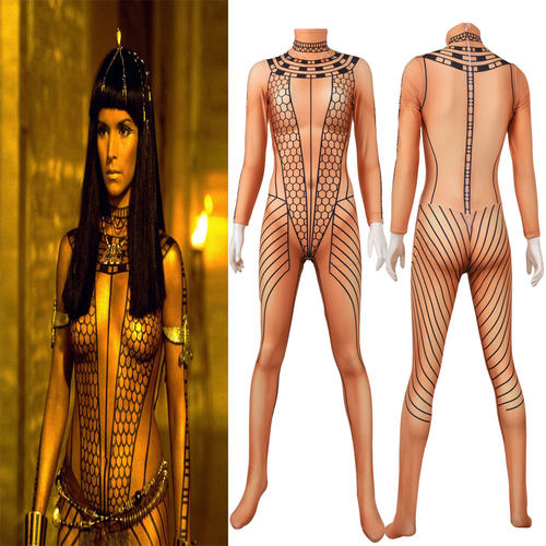 万圣节女款成人儿童The Mummy 木乃伊归来Cosplay连体紧身衣扮演
