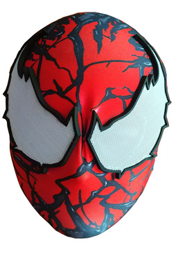 红色格温毒液蜘蛛侠头套gwen SpiderMan Hood mask Cosplay面具
