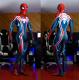 男士 Cosplay Spiderman 动漫游戏PS4蜘蛛侠紧身衣Velocity Suit