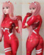 动漫Zero FRANXX Two DARLING 女款 the Cosplay连体紧身衣