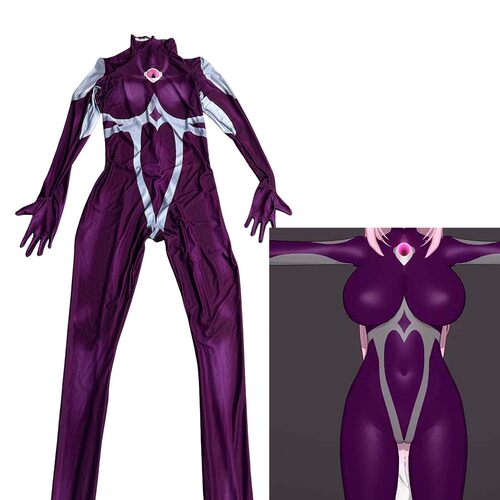 女款星月-黑暗侵袭超能女-神妲己Cosplay扮演连体紧身衣扮演服
