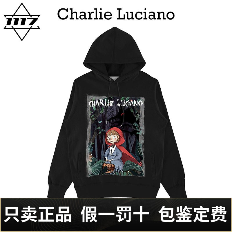 Charlie Luciano小红帽cl暗黑童话男女情侣潮牌圆领上衣卫衣帽衫