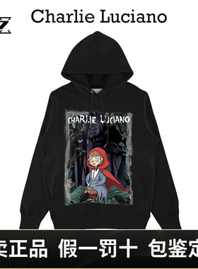 Charlie Luciano小红帽cl暗黑童话男女情侣潮牌圆领上衣卫衣帽衫