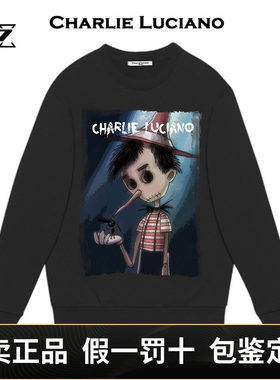 Charlie Luciano匹诺曹cl暗黑童话男女情侣潮牌圆领上衣卫衣帽衫