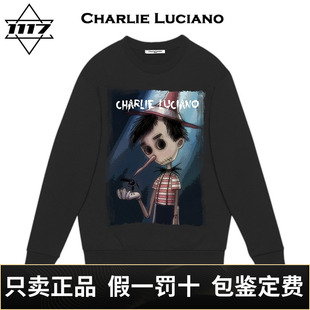 Charlie Luciano匹诺曹cl暗黑童话男女情侣潮牌圆领上衣卫衣帽衫