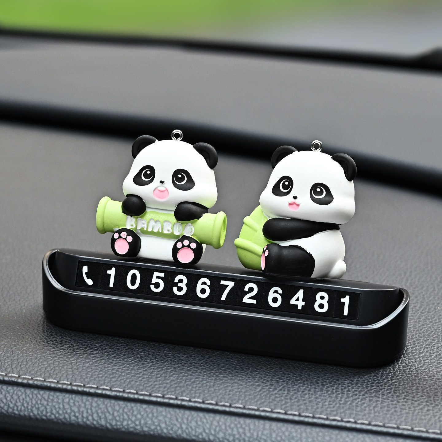 新款汽车专用临时停车号码牌隐藏式挪车电话牌抱竹熊猫车载小摆件,汽车用品/电子/清洗/改装,停车号码牌,淘宝优惠券,粉丝福利购,淘宝优惠卷