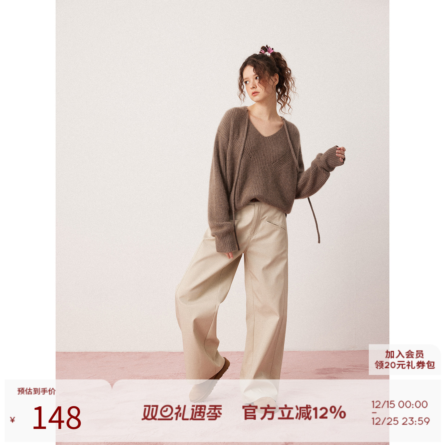 SEEKSIMPLE宽松休闲裤