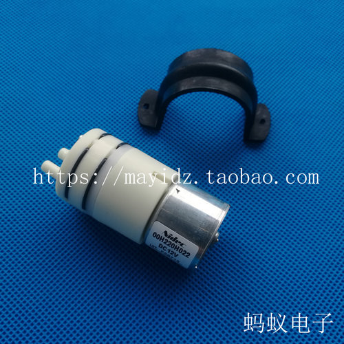 采样真空泵12V无刷抽气泵小型自吸泵24V电泵隔膜泵气体液体NIDEC