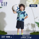 T恤短裤 Gap男幼童2024春夏新款 890257 运动套装 纯棉扎染小熊短袖