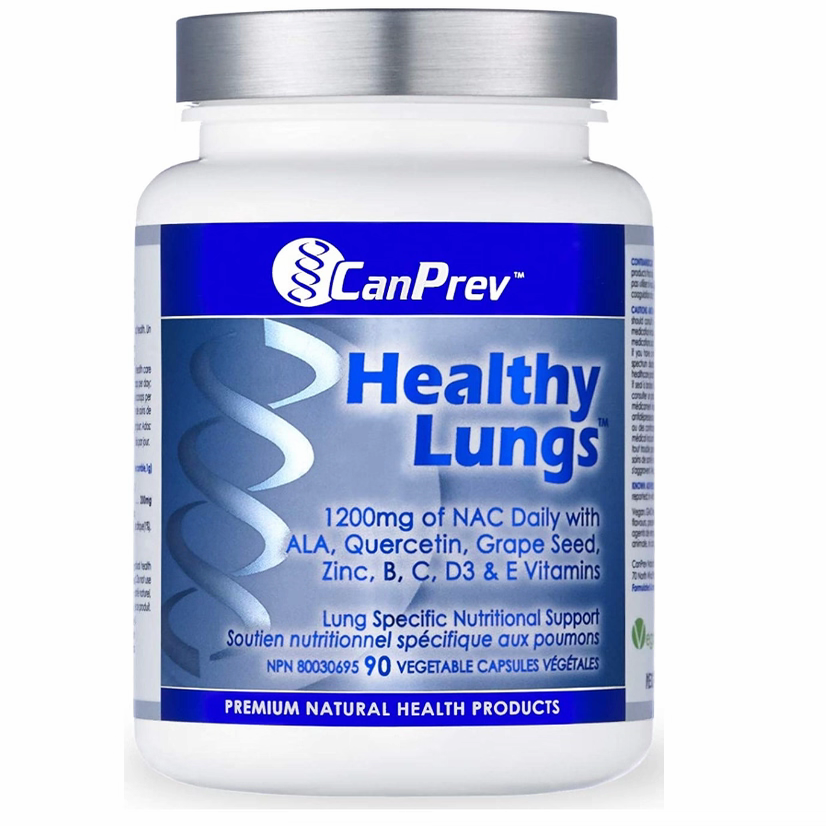 加拿大直邮CANPREV雾霾烟民清肺宝肺部健康吸烟养肺净肺90粒