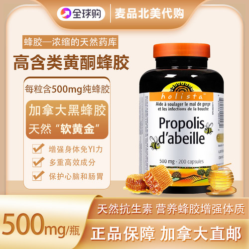 holista加拿大黑蜂胶健康