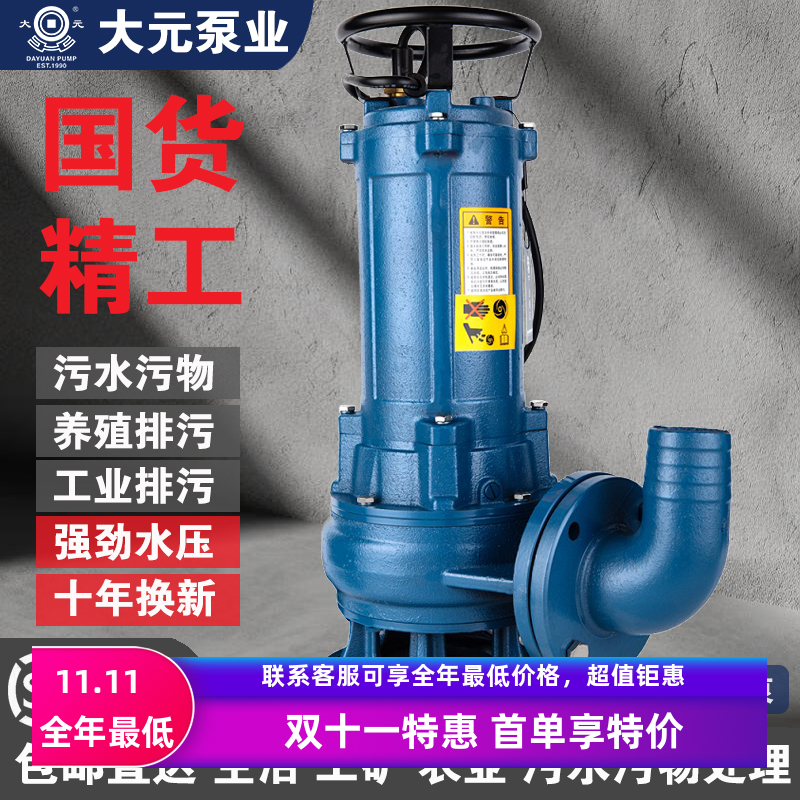 养猪鸡场化粪池污水泵浙江大元