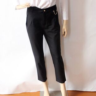 专柜女裤 铅直裤 薄款 飞文正品 FC796 八九分裤 春夏款 裤 2022新款 西装