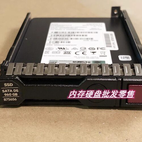 HP 875511-B21 960GB SATA 6G SFF 2.5in SC SSD 875656-001硬盘