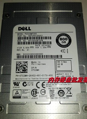 DELL R720 R720XD R420 R620 800G SAS 2.5 12GB SSD 固态硬盘