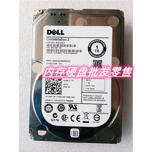 原装 DELL 1T 2.5 7.2K SATA 64M ST91000640NS 0WF12F服务器硬盘