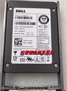 DELL R430 R730 R730XD R440 R640 R740 800G SAS 2.5 12GB SSD
