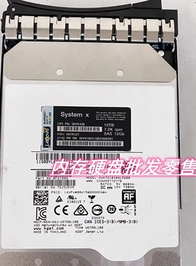 联想 00YK336 00YK337 00YK340 10T 7.2K 3.5寸 SAS M5 X6 硬盘