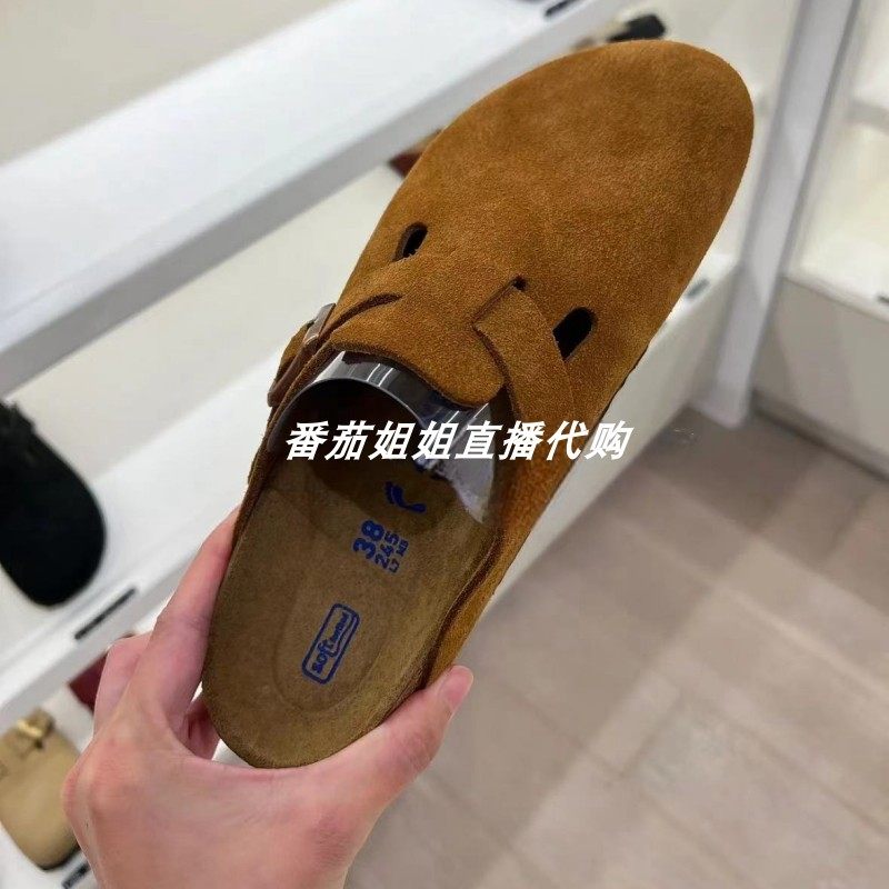 BIRKENSTOCK德国勃肯鞋软底博肯Boston半拖包头软木拖鞋男鞋女鞋
